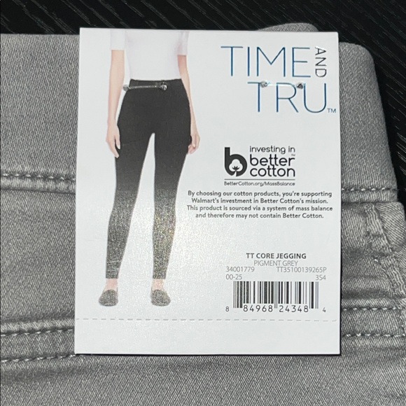 Time and Tru High Rise Jeggings - Picture 2 of 5